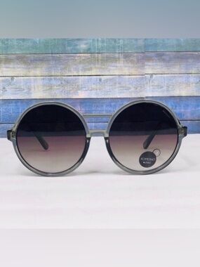 KOMONO NEW Sunglasses COCO black smoke round frame